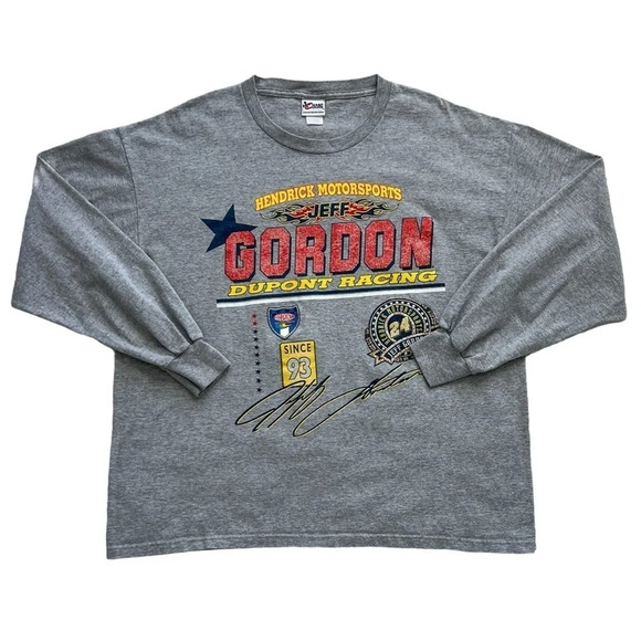Vintage Jeff Gordon Chase Authentics NASCAR Long Sleeve T Shirt - Picture 1 of 7